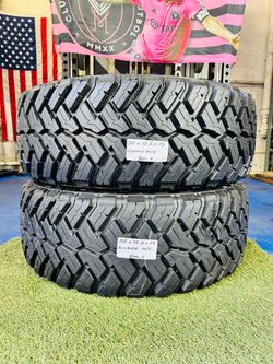 2 USED TIRES  LIKE NEW 35X12.50R17 COSMO MUD KICKER MT 35 12.5 17       💰 Best deals are ca$h in person 