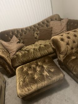 Couch,Chair & Ottoman Need Gone By Today or Tomorrow