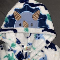 Baby Boy Dino Robe Size 10M