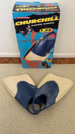 Swimming Fins / Slashers LIKE NEW - CHURCHILL brand