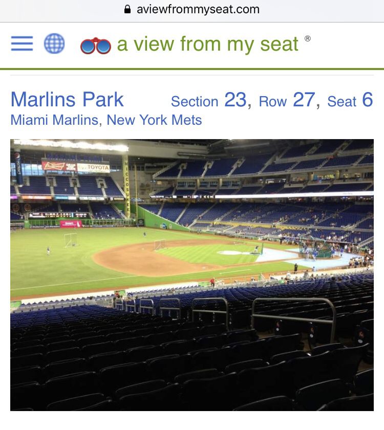 Four (4) Marlins Tickets 7/26 at 7pm