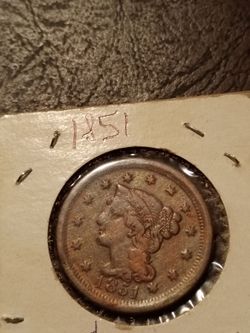 1851 large Cent