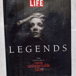 LIFE – Legends: The Century’s Most Unforgettable Faces Coffee Table Book