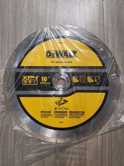 Dewalt 10-inch diamond tile saw blade (New)