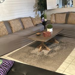 Sofas.  Sofas Match Pillow Upholstery. Gray. Covers