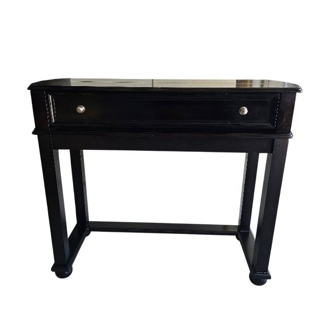 Black Secretary Desk / Console Table – $120 (or best offer)
