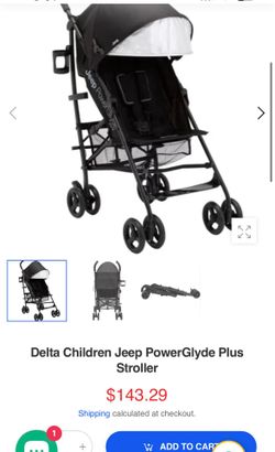 Stroller jeep powerglyde