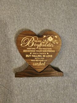 Boyfriend Plaque
