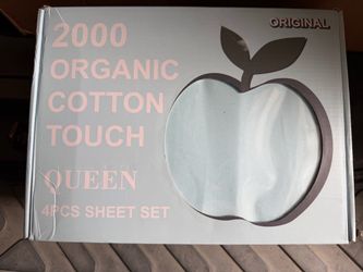 Brand new 2000 Organic Cotton Touch Queen Sheet Set