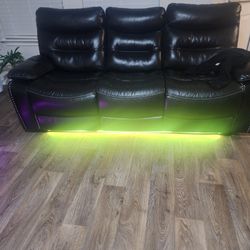 Two Black Sofas 150 each or 250 for both