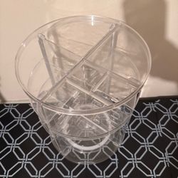 Clear Acrylic Rotating Makeup Organizer