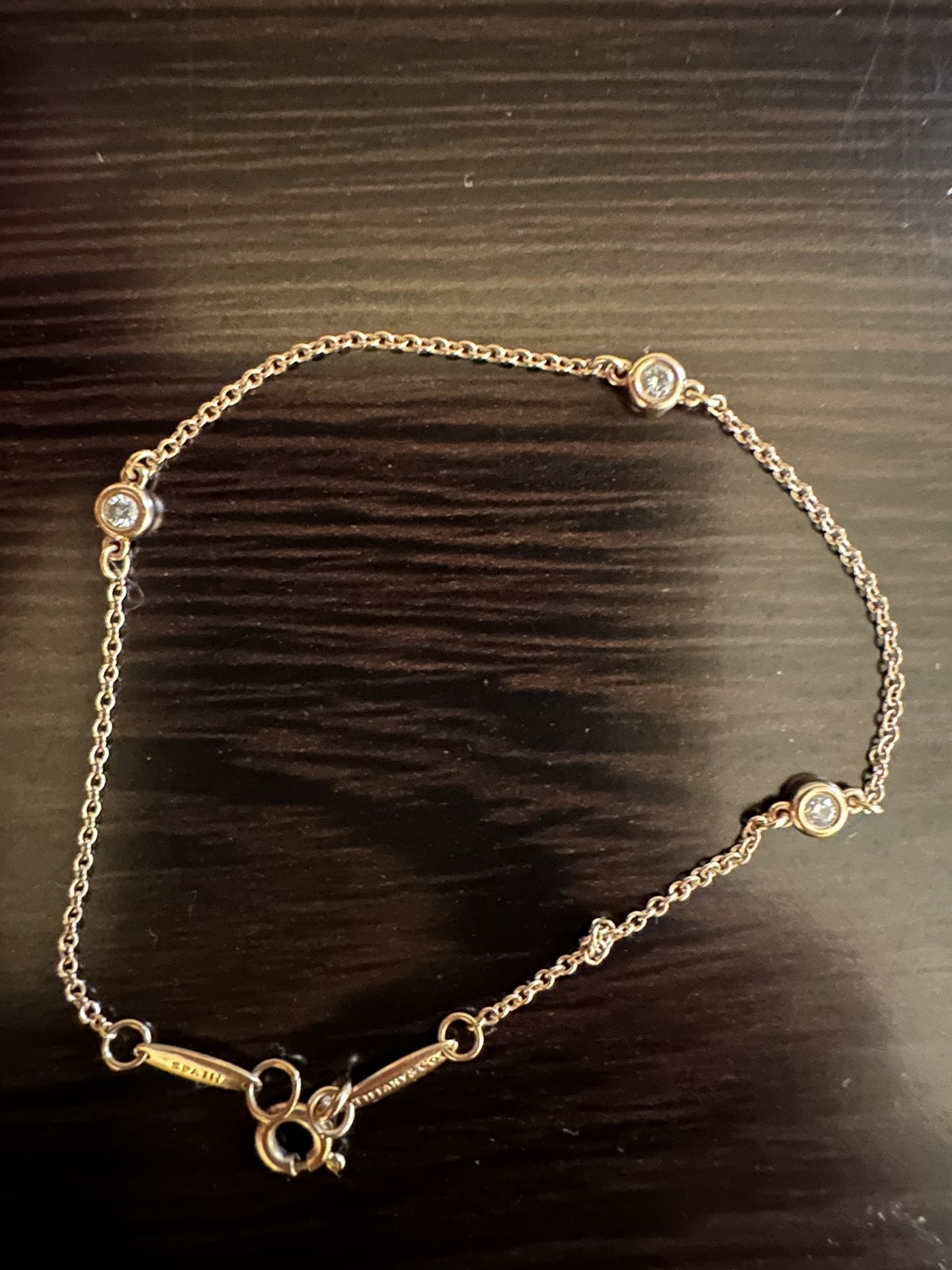 Rose Gold And Diamond Tiffany’s Bracelet
