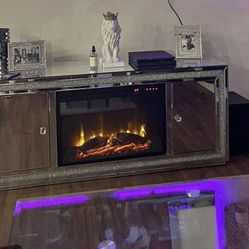 Fire Place Tv Stand 