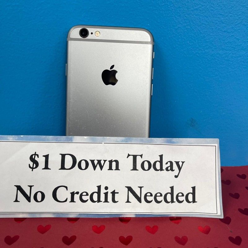 Apple IPhone 6s Unlocked -PAYMENTS AVAILABLE-$1 Down Today 