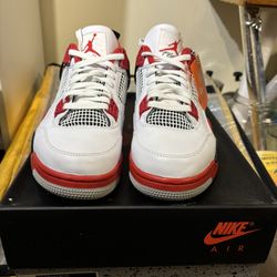 Jordan Retro 4 Fire Red 
