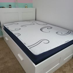 NEW FULL MATTRESS WITH BOX SPRING ♨️ Bed frame is not available