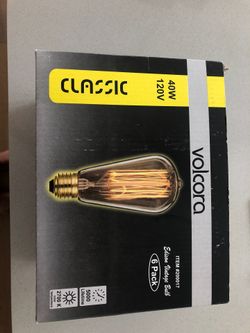 11 Edison vintage light bulbs 40 w 120 V