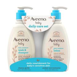 Selling Aveeno Baby Daily Care Set For 7 Dollars NEW
