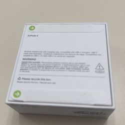 Airpods 4th generation sealed in the box, never opened
