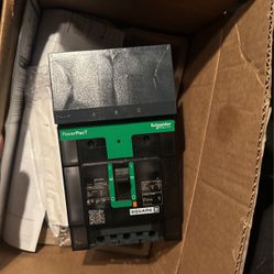 NEW Square D BDA34100Y PowerPacT Circuit Breaker 100A, 480/277VAC, 3-Pole I-Line