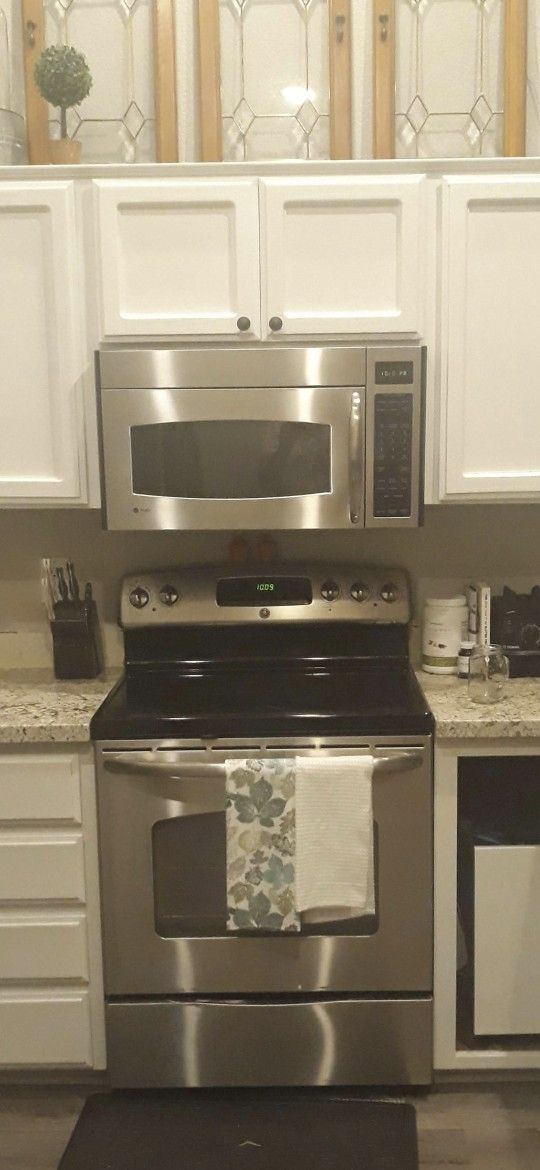 GE Profile Oven And Microwaver