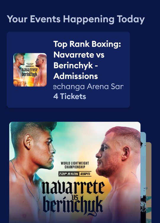 Top Rank Boxing: Navarrete VS Berinchyk