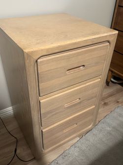 Wood Nightstand