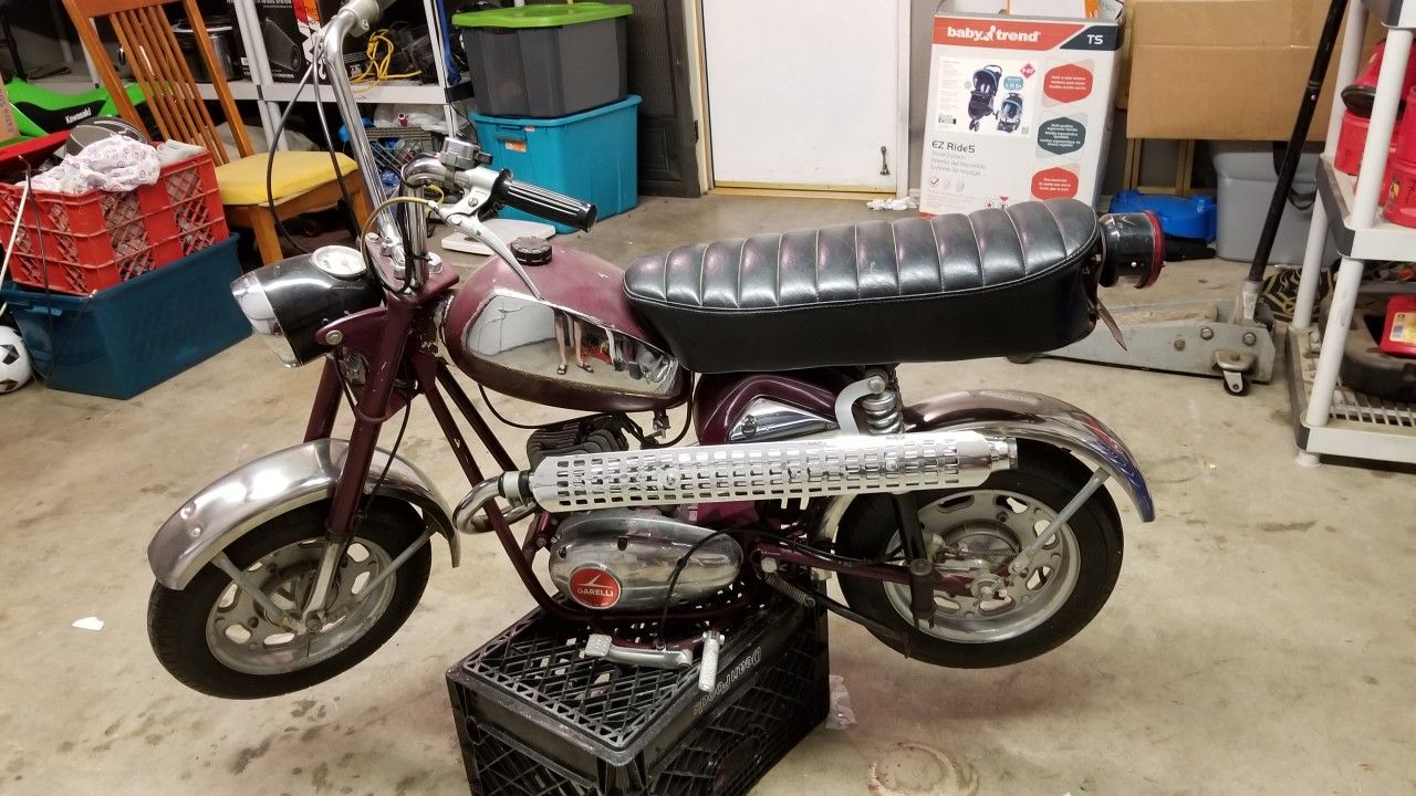 1968 Garelli Bronco 50cc mini bike vintage