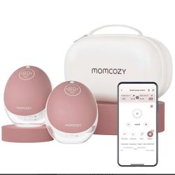 New Open Box Momcozy M9 Hands-Free Wearable Electric Breast Pump Set