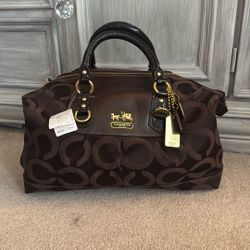 Vintage Brown Coach Bag