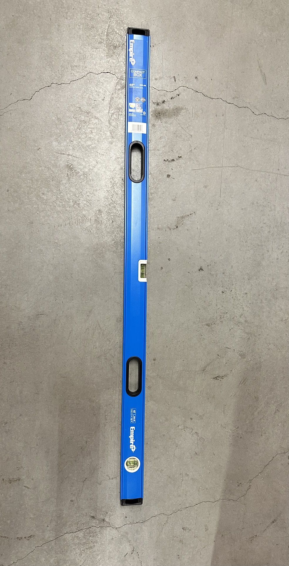 4ft Level- Aluminum Blue Four Feet Construction Bubble Level- 48” Level Tool