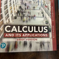 Calculus And It’s Applications Brief Version Twelfth Edition
