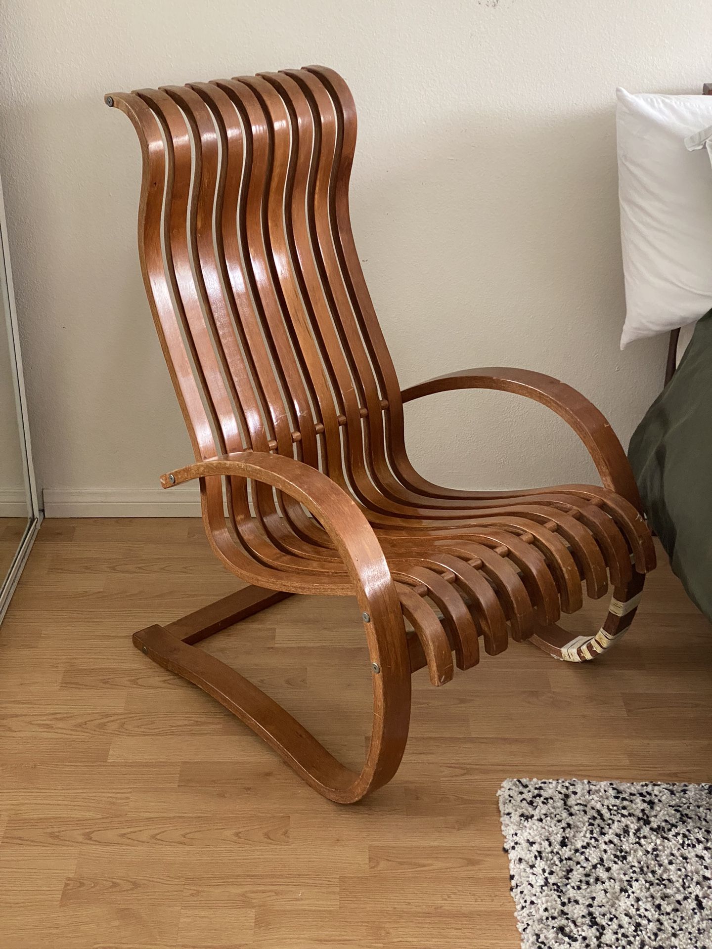 Dark Brown Wooden Chair