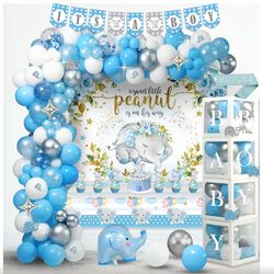 Elephant Baby Shower Decorations for Boy