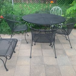 Wrought Patio Iron Set