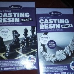 CASTING RESIN BLK AND WHITE 