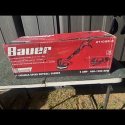 *NEW* Bauer 5 Amp, 9" Variable-Speed Drywall 
