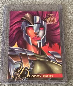 1995 Flair Marvel Annual BLOODY MARY #53 Hail Mary