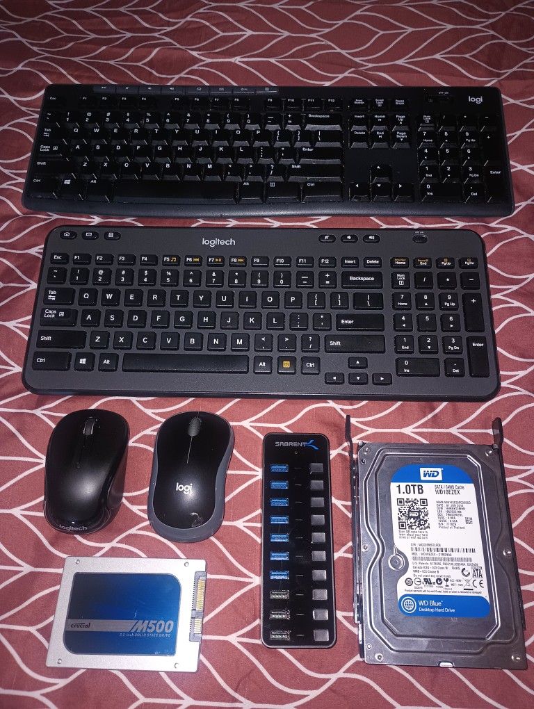 Bluetooth Keyboards Mouses And Hard drives For Sale