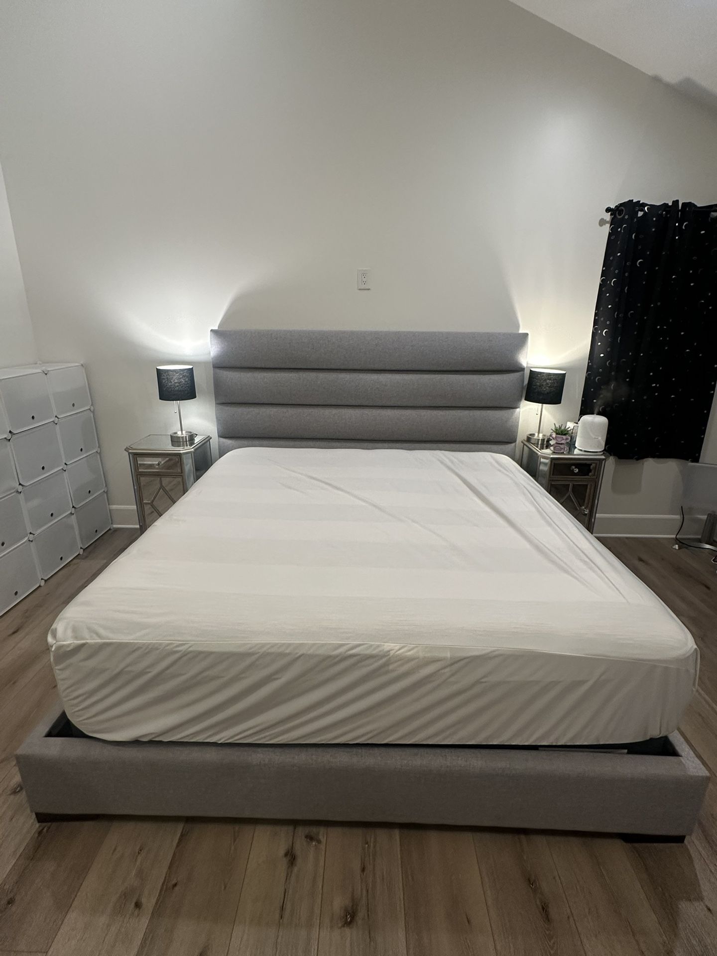 Serta Simmons Beautyrest Platinum Peachtree Lane KING SIZE MATTRESS Luxury Firm Pillow Top LIKE NEW