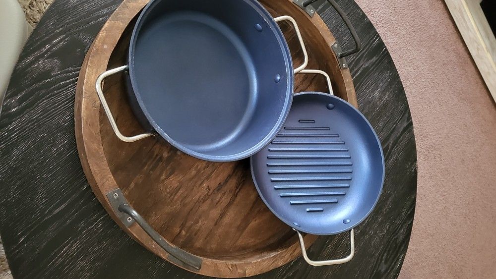 Cast Iron Pan And Grill Duo. Pls Check My Other Items .