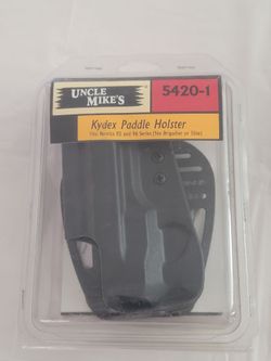 Uncle Mikes Kydex Paddle Holster 5420-1 for Beretta 92 & 96 Pistols, RH, NOS