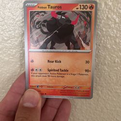 Paldean Tauros  English Pokemon TCG BKBM290