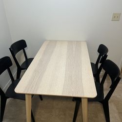 Dining Table and Chairs Set