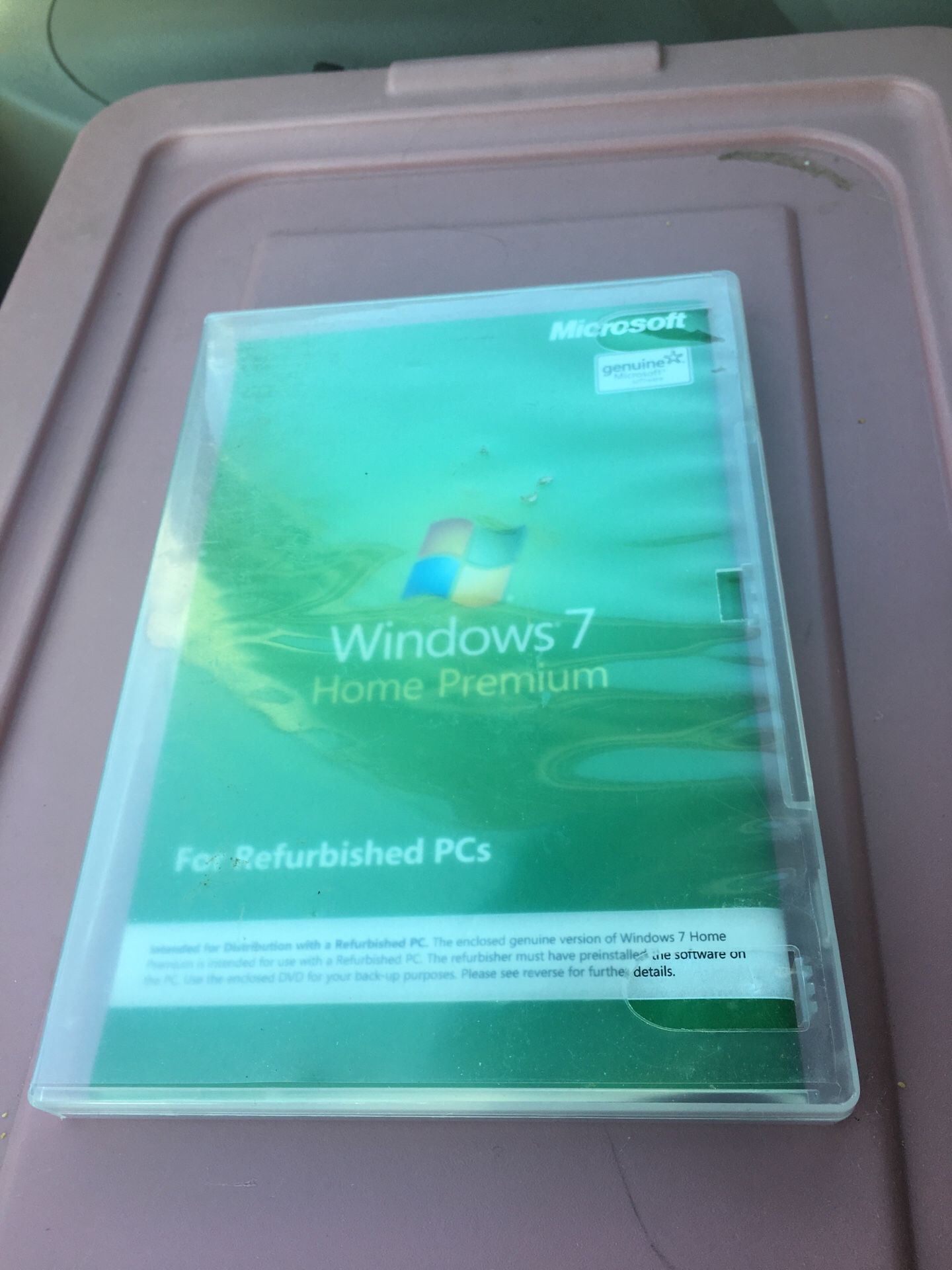 Genuine Microsoft Windows 7 for Refurbished Computers