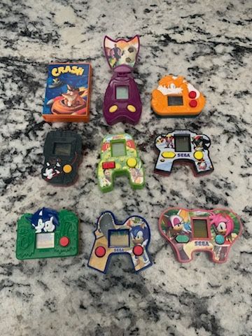 Retro 2003 - 2004 McDonald's handheld video games Lot of 9