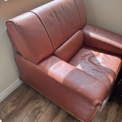 Extra large Leather Armchair 