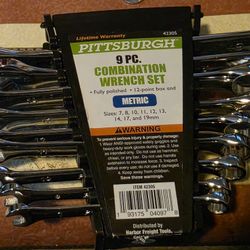 Pittsburgh.  9pc.   Wrenches 