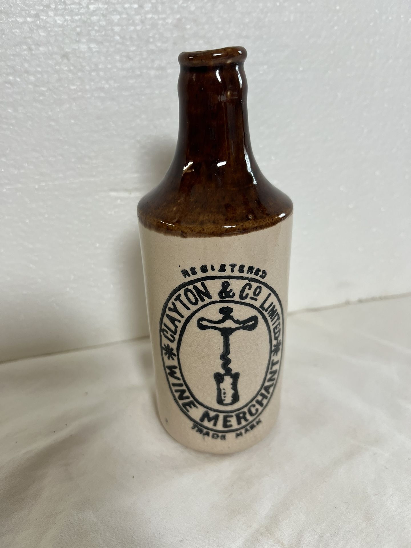 Antique Clayton & Co Ltd. Stoneware Bottle