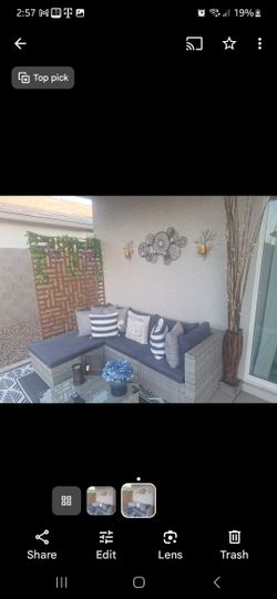 Copper METAL PRIVACY BARRIER